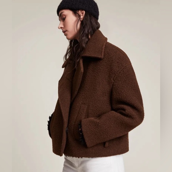 ALLSAINTS Boston Wool Blend Jacket - Picture 7 of 15